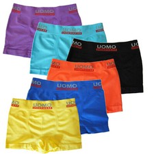 UOMO Kinderboxershorts Kinder Jungen Unterwäsche Jungenshorts Shorts Unifarben 