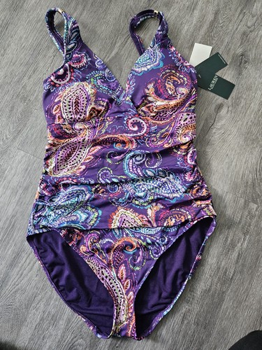 Badeanzug ralph lauren lila - ralph,