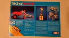 Fischertechnik Grundbaukasten 50 mit Bauanleitung