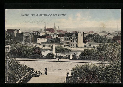 Ansichtskarte aachen - ansichtskarte,