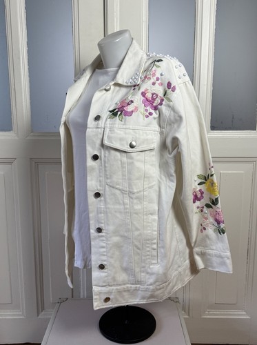 Jeansjacke weiß hochzeit - jeansjacke,