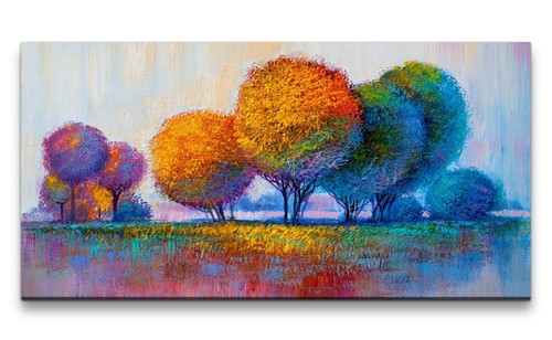 120x60cm leinwandbild runde - leinwandbild,