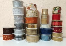 Konvolut Schleifenband, Dekoband, Geschenkband Weihnachten Basteln Deko