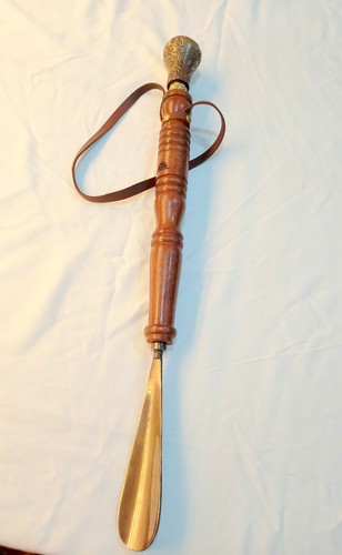 Massiver messing schuhlöffel - messing,