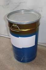 60L Hobbock Deckelfass Stahlfass Metallfass Behälter mit Spannring und Deckel