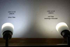 Warmweiß led filter farbfolie - led,