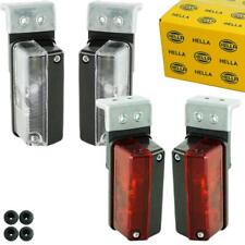 4x Umrissleuchte 12V 24V Begrenzungsleuchte Positionsleuchte rot/weiß Hella 