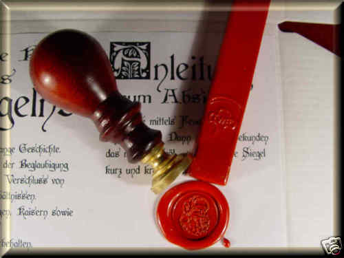 Siegelstempel gravur monogramm - siegelstempel,