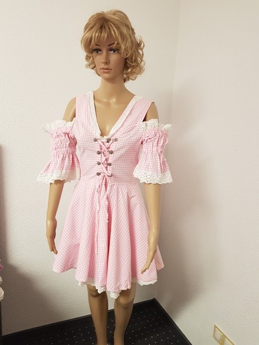 Dirndel rosa weiß - 2, gr.38