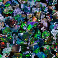 Schwarzer Opal grobes Set, AAA