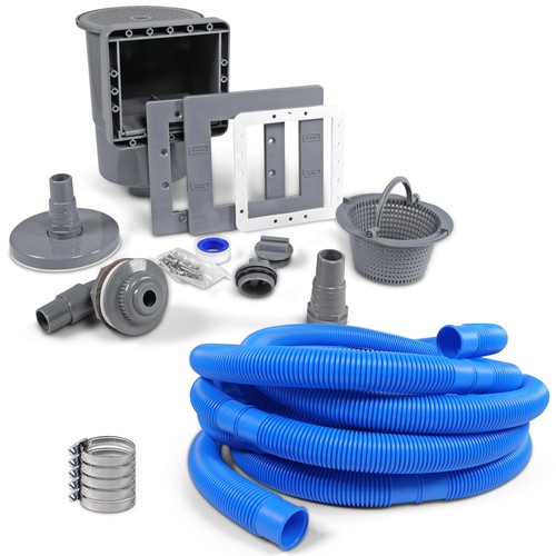 Einbauskimmer komplettset grau - einbauskimmer,