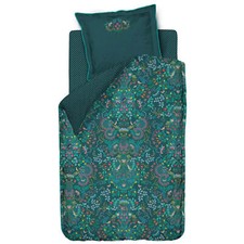 PiP Studio Bettwäsche Forest Findings Green Grün Blumen Tier Früchte Perkal