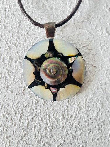 Boho schmuckanhänger rund - boho,