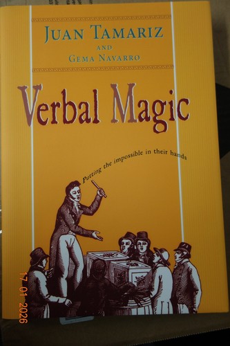 Juan tamariz verbal magic - verbal,
