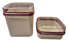 Tupperware Set 2 Stück Bellevue 4l und 1,2l mit Klappdeckel Aufbewahrung Vorrat 