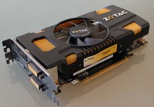 ZOTAC NVidia GeForce GTX 550 Ti * ZT-50401 * 1GB 192bit GDDR5, * 2x DVI HDMI DP 