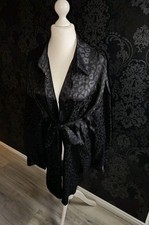 Shein Curve Curvy Leoparden Leo Bluse Kleid Satin XL 44 46 mit Gürtel Long Tunik