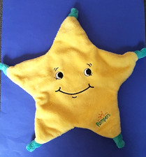 Pampers Schmusetuch Knotentuch ⭐ STERN ⭐ türkise Zipfelknoten unbeschmust TOP