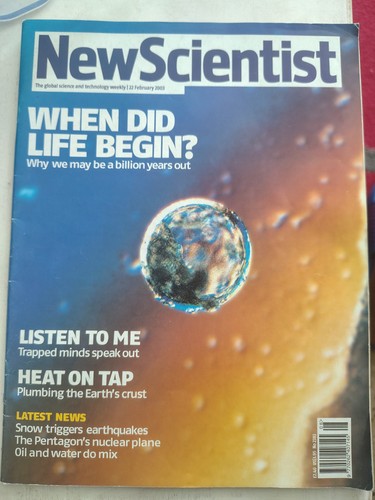 New scientist magazine - new,