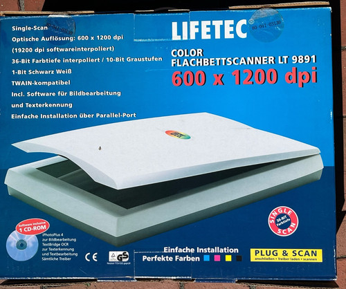 Neuwertiger flachbettscanner - neuwertiger,