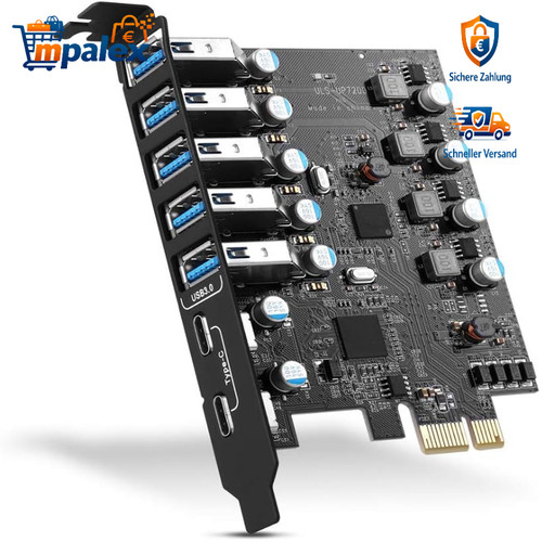 Pcie usb erweiterungskarte - pcie, 3.0