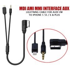 AMI MMI Musik Interface Audio AUX Adapterkabel 3.5 mm für Audi VW Skoda iPhone