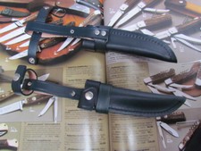 STILETTMESSERSCHEIDE mit Gürtelschlaufe. Für 11 cm Klingen Nickermesser Solingen