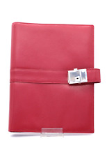 Dokumentenmappe Ordner Mappe Organizer Kunstleder rot mit Schlüssel A4