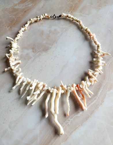 Vintage astkorallen collier - vintage,