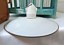 alte Emaillelampe Bauhaus