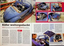 Oldtimer Praxis 3242) VW Käfer Cabrio Hebmüller Replika mit 44PS Restaurierung -
