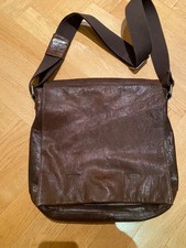 Strellson Umhängetasche Messenger Bag Newspaper braun Leder