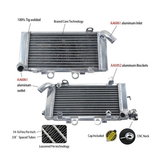 Aluminum radiator for honda - for,