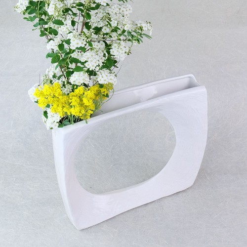 Ikebanagefäß mon weiß - ikebanagefäß,