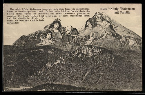 König watzmann mit familie - könig,