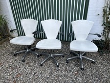 Friseur Stuhl Stühle Greiner Weiß 3 Stück Bedienstuhl 2001 2003