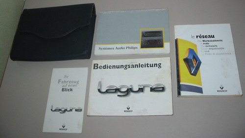 Leder bordmappe - leder,