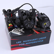 2x LED Zusatzscheinwerfer Nebeluchte E9 - geprüft mit Kabelbaum für BMW R1200GS