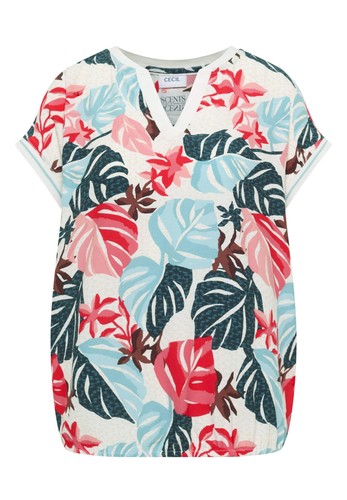 Cecil bluse mit split neck - cecil,