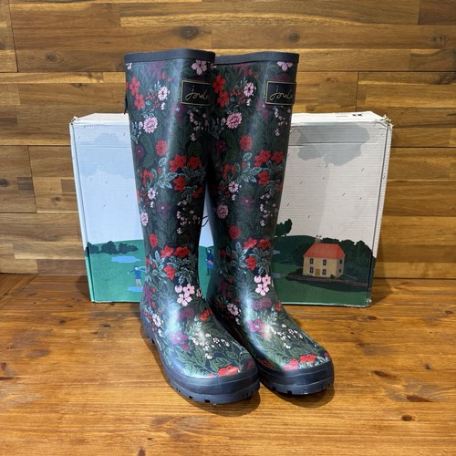 Joules field welly - field, floral