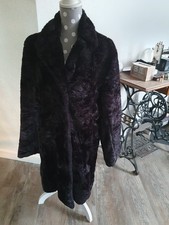 Webpelzmantel Marke "Julöien" Größe 40/42 schwarz