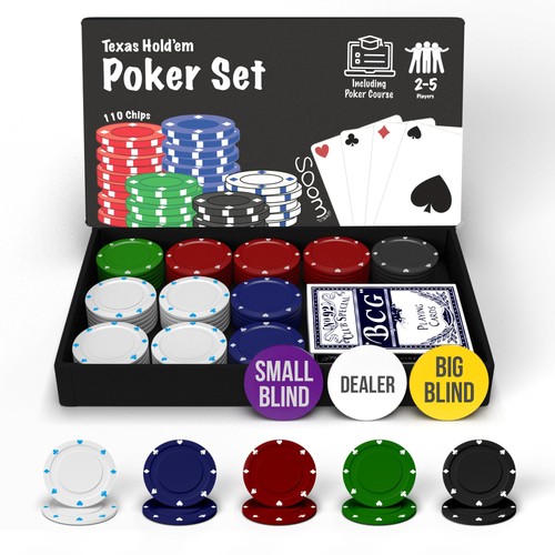 Pokerset kompakter größe - pokerset,