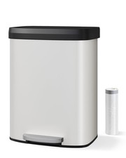Edelstahl Mülleimer 60L