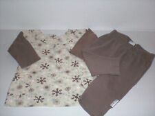 2-teiliger Schlafanzug, Größe 62, Mädchen,  mit Schneeflocken-Motiv