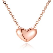Rose-Gold Herz-Halskette Damen