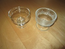 2 Stück Glas Servierschalen