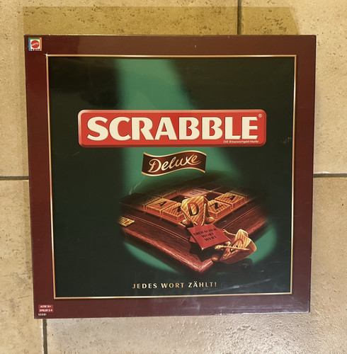 Mattel scrabble deluxe brett - scrabble, brett-