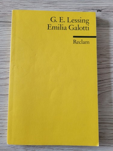 Lessing emilia galotti - g.e.,