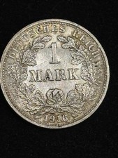 1 Mark 1916 F, Deutsches