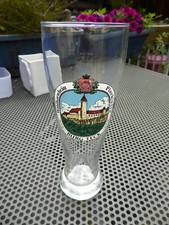 Altes Weizenbierglas - 0,5 L. Plochinger - Bierglas - Weizenglas Burg Teck